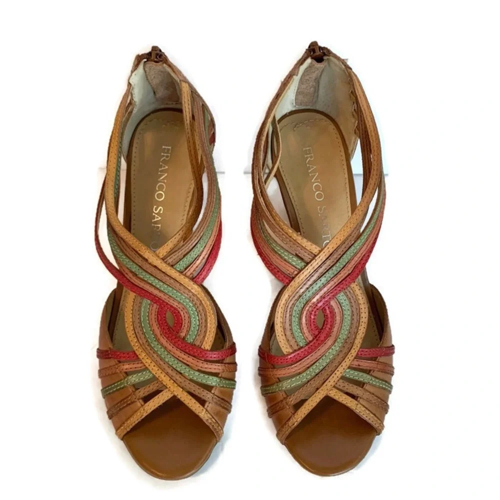 Franco Sarto‎ Multicolor Wedge Sandals